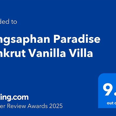 Bangsaphan Paradise Bankrut Vanilla Villa Buitenkant foto