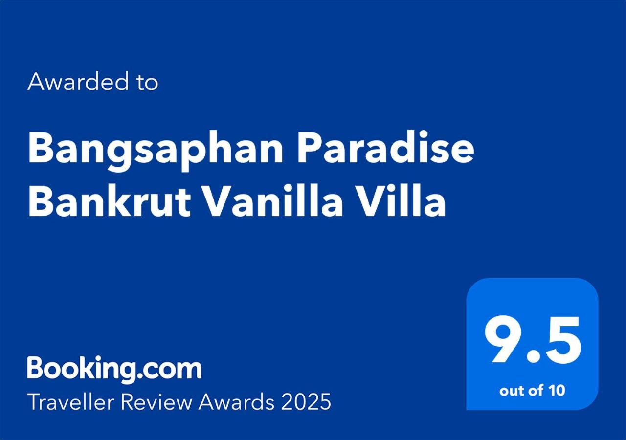 Bangsaphan Paradise Bankrut Vanilla Villa Buitenkant foto